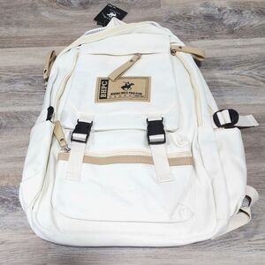 Beverly Hills Polo Club Backpack in Natural - New With Tags
